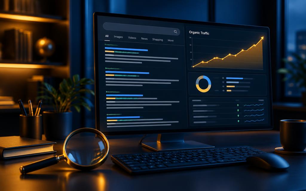 Search marketing and ecommerce performance dashboard